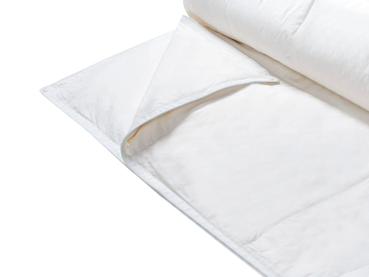 Duvet Japara Cotton Duck Down Filling 220 x 240 cm All-Season Two Layers Double Beliani