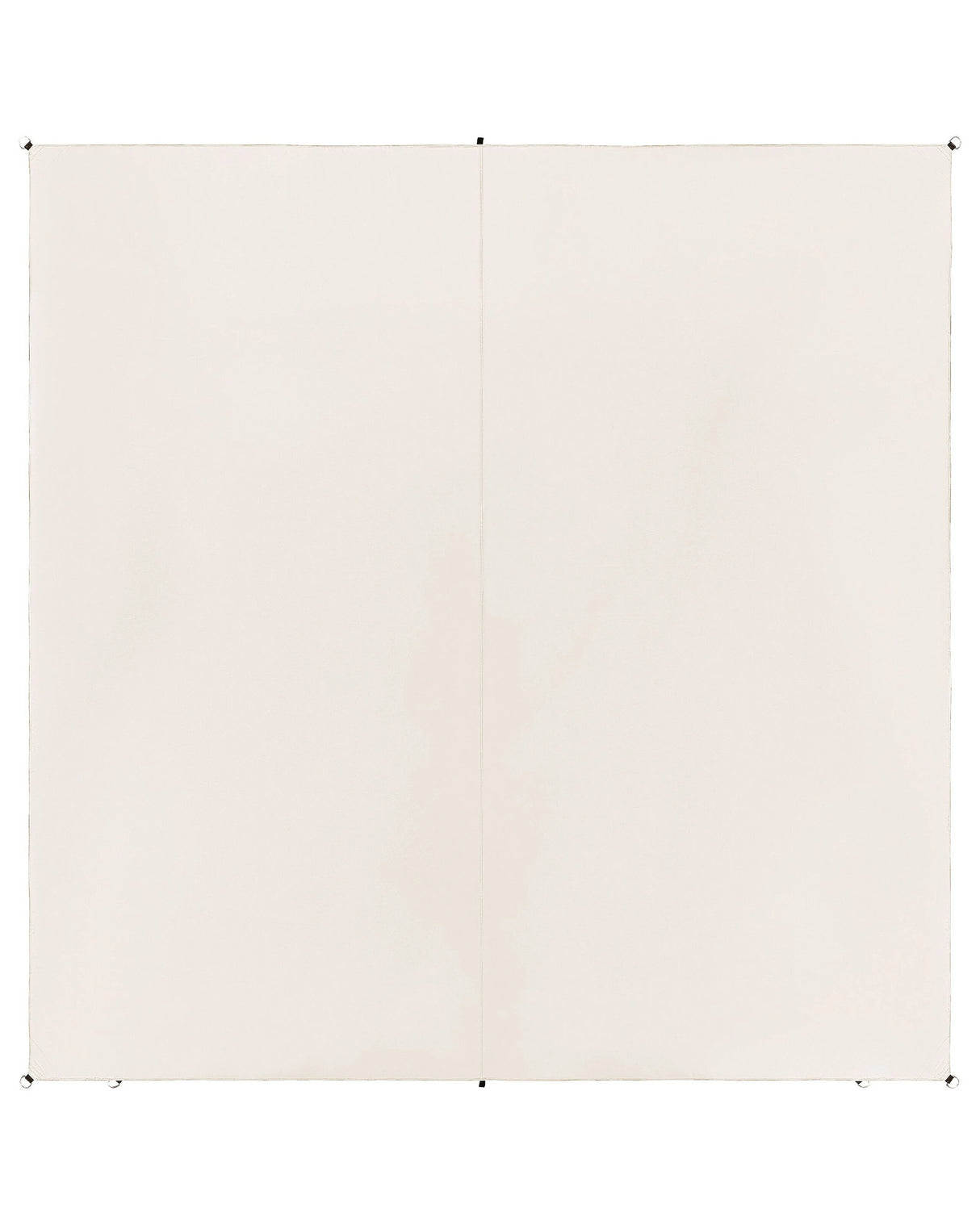 Outdoor Garden Patio Shade Sail Canopy Sunscreen Square 3x3 m Water UV Resistant Off-White Beliani