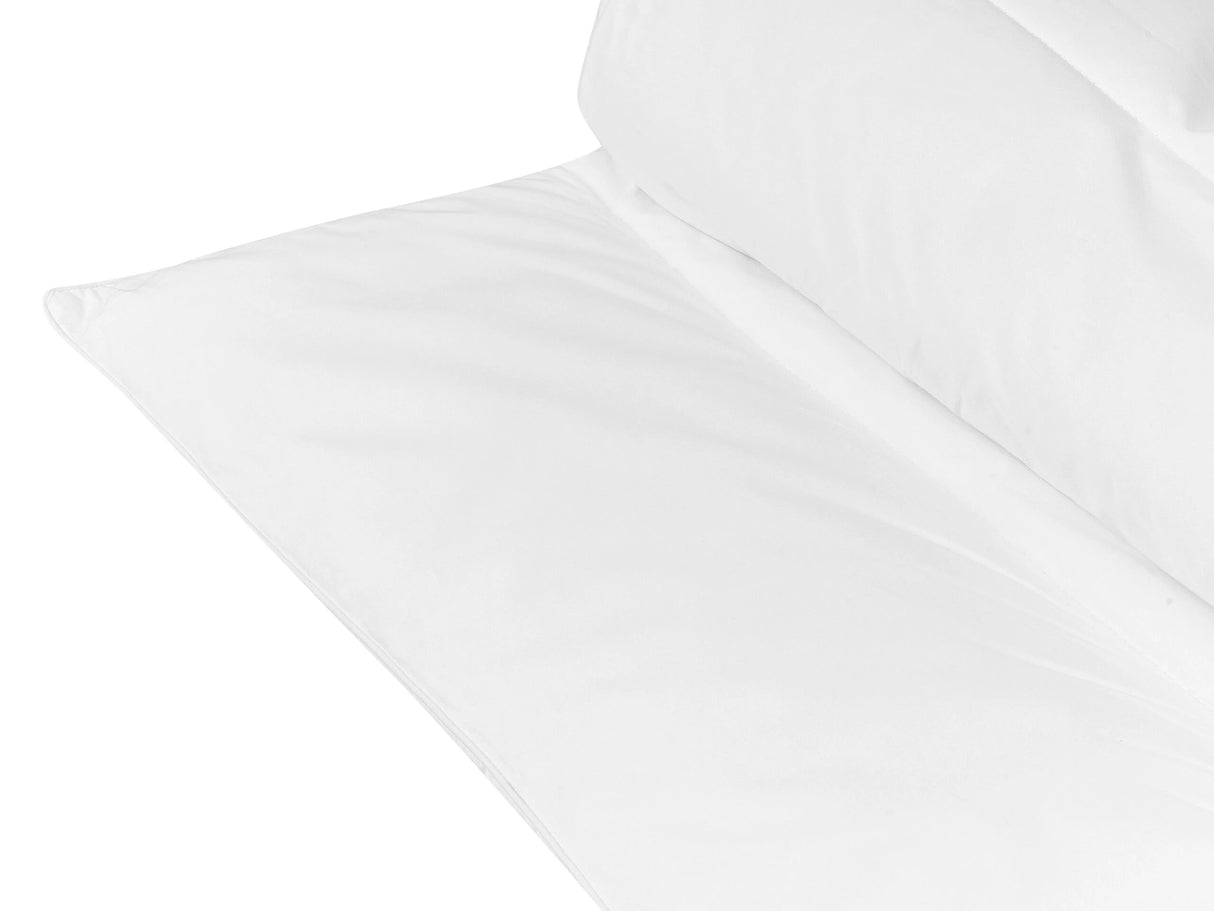 Duvet Cotton Lyocell Casing Polyester Filling 155 x 220 cm Summer Light 7.5 TOG Piping Edging Single Bed Beliani