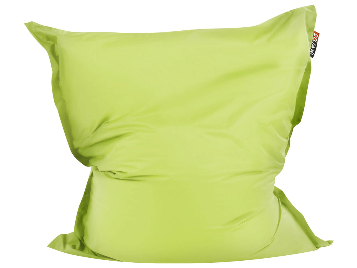 Cover for Large Bean Bag Fuchsia Lime Green Nylon 180 x 230 cm Lounger with Zip Giant Beanbag Beliani