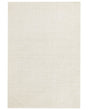 Area Rug Beige Wool 160 x 230 cm Abstract Pattern Motif Carved Living Room Bedroom Modern Minimalist Design Beliani