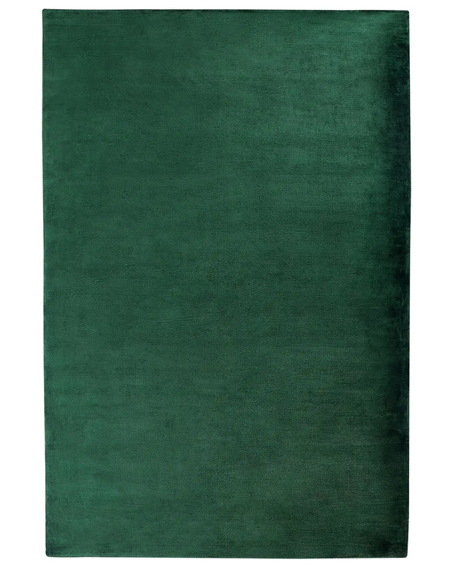 Area Rug Green Viscose 200 x 300 cm Tufted Low Pile Modern Beliani