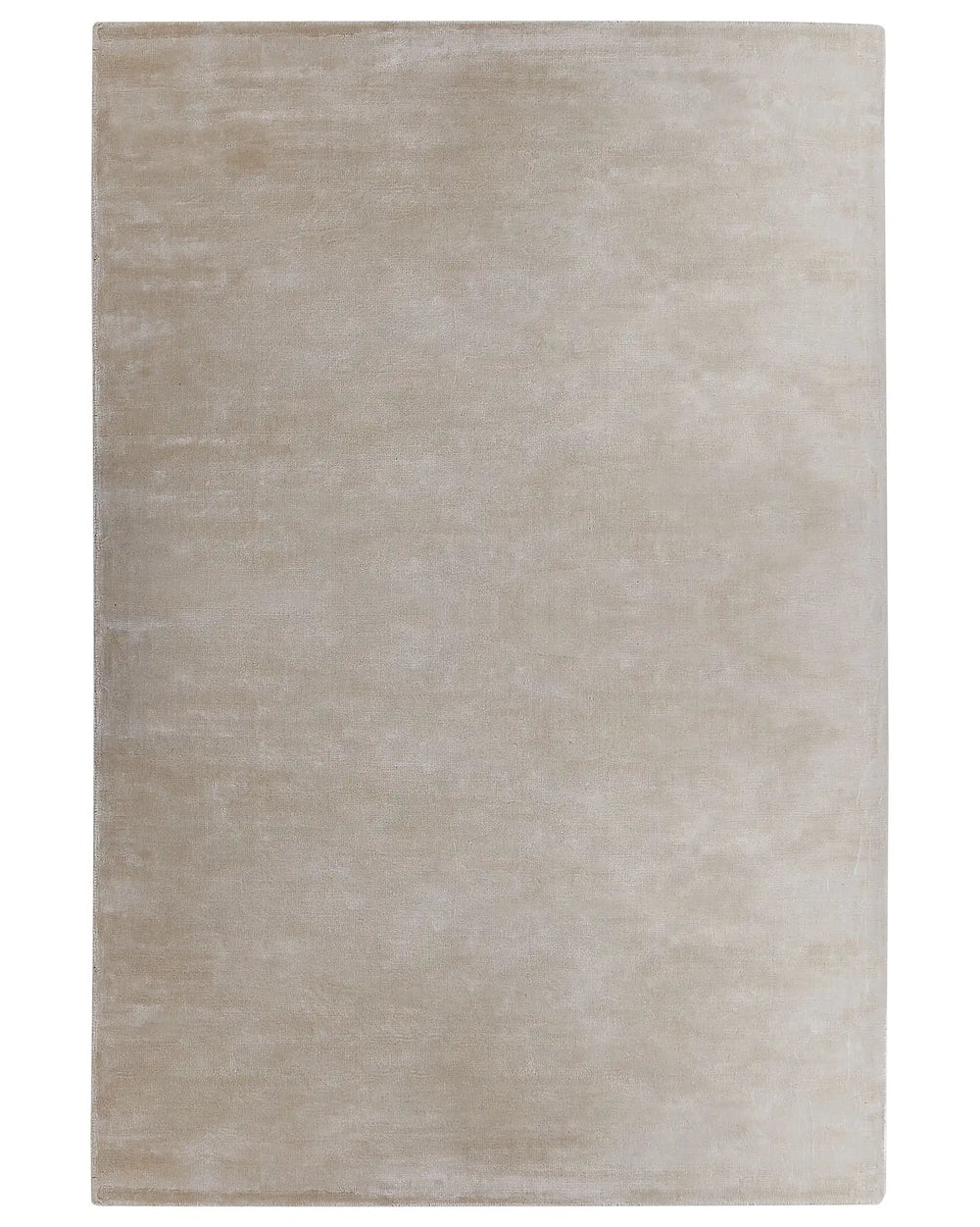 Area Rug Light Beige Viscose 200 x 300 cm Tufted Low Pile Modern Beliani