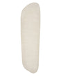 Area Rug Light Beige Viscose Wool 80 x 250 cm Hand Tufted Low Pile Living Room Cotton Backing Modern Beliani