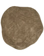 Area Rug Green Viscose Wool 160 x 160 cm Hand Tufted Low Pile Living Room Cotton Backing Modern Beliani