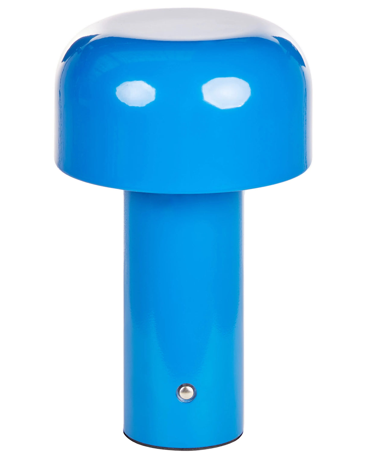 Table Lamp Blue Iron Indoor Outdoor Modern Beliani