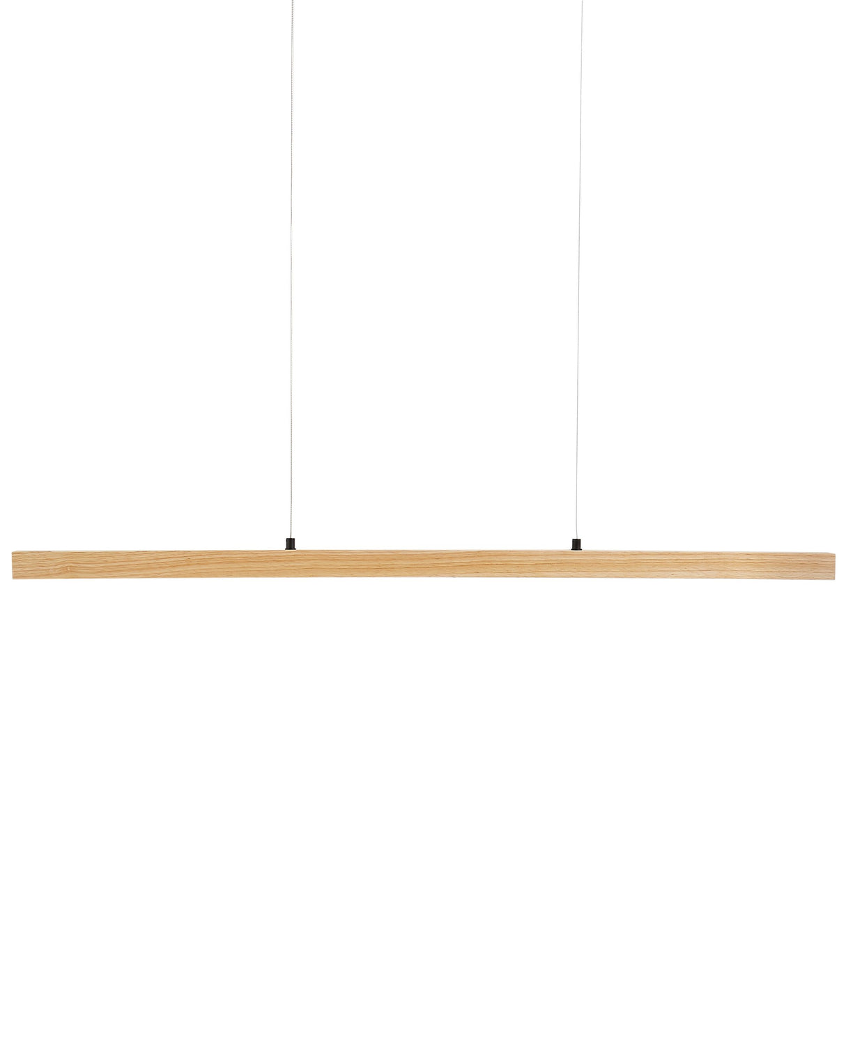 Pendant LED Lamp Light Oak Wood Minimalistic Design with Remote Control Dimming Lighting Hanging Light Beliani
