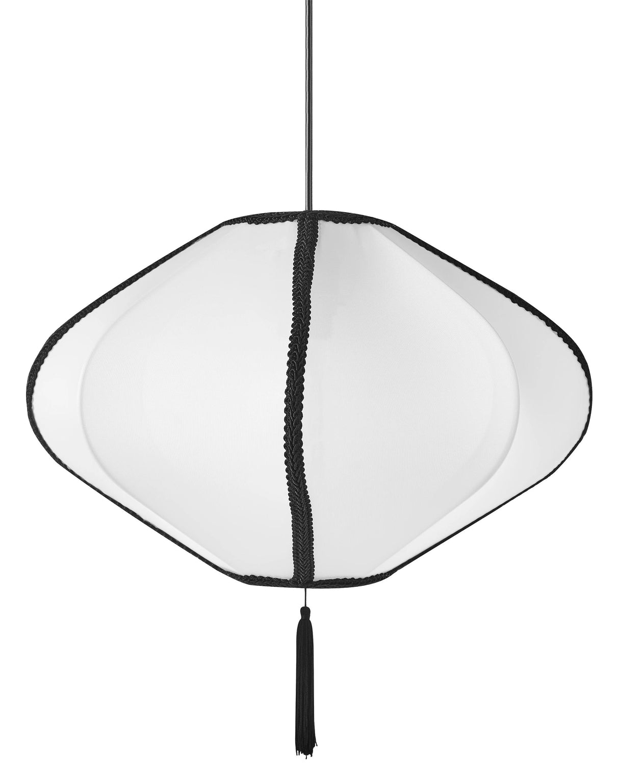 Hanging Pendant Lamp White Nylon Shade Modern Design Living Room Light Beliani