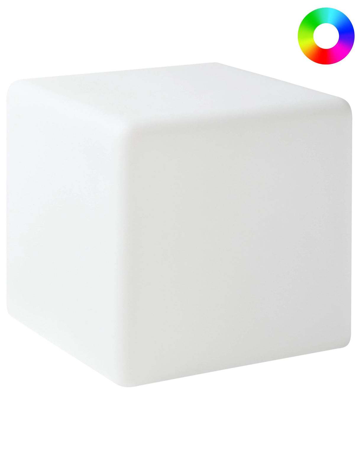 Outdoor LED Floor Lamp White Synthetic Material IP54 Waterproof with Remote Control Garden Patio Lighting Solution Beliani