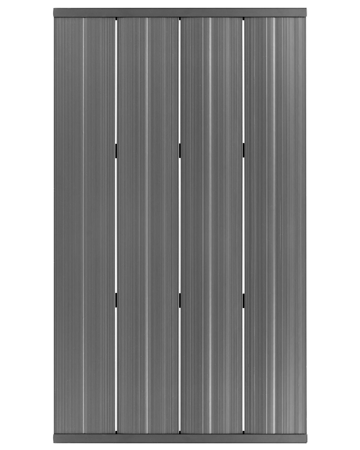 Outdoor Garden Shower Floor Black PVC Modern Design Beliani