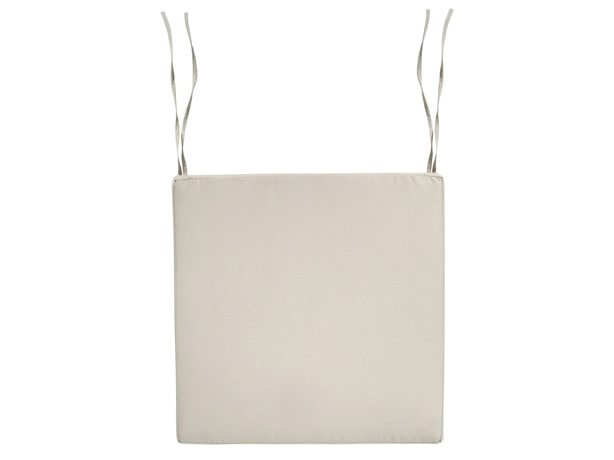 Seat Cushion for a Garden Chair Taupe Polyester Fabric UV Resistant Beliani