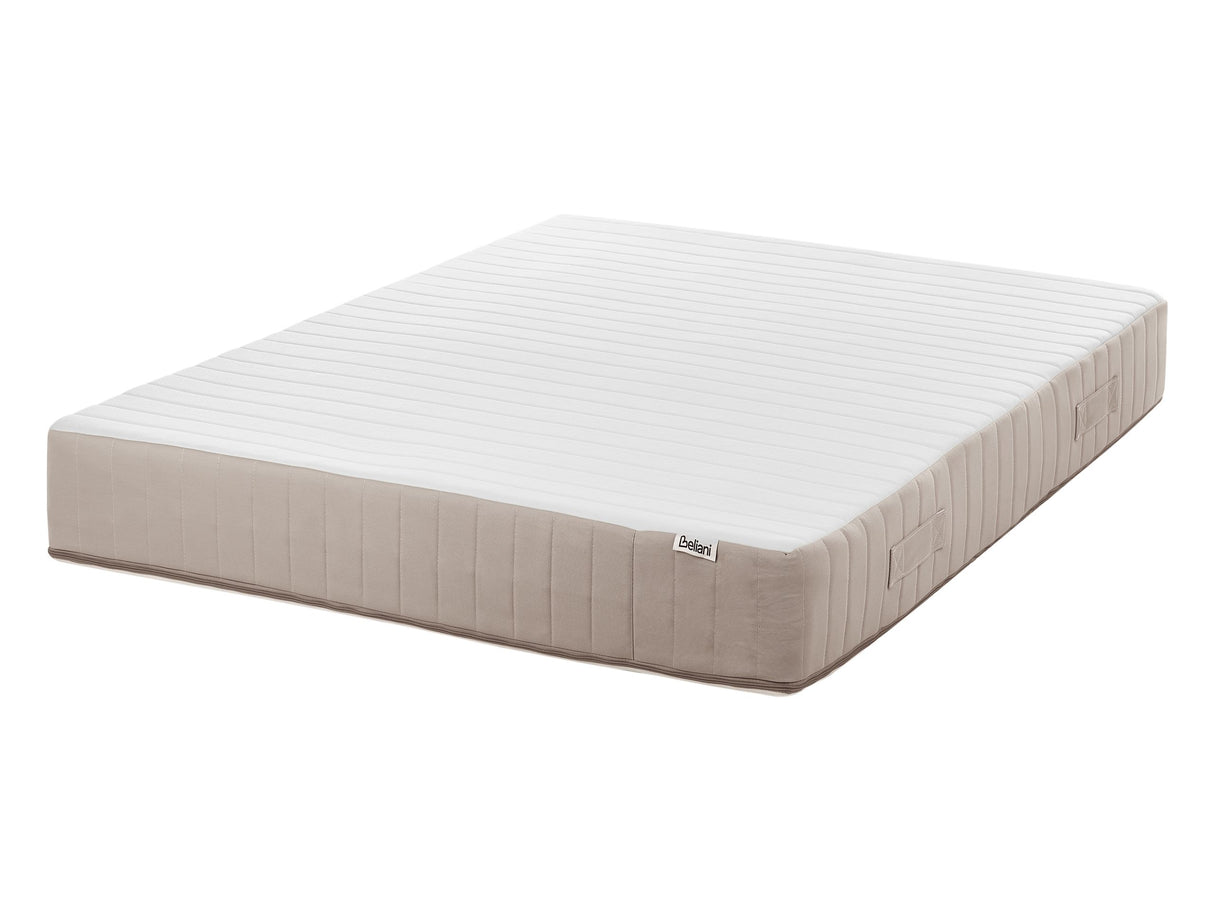 Pocket Sprung Mattress EU Small Double Size with Handles Latex Filling Removable Cover 4ft Medium Firm Modern Design Quilted Beliani