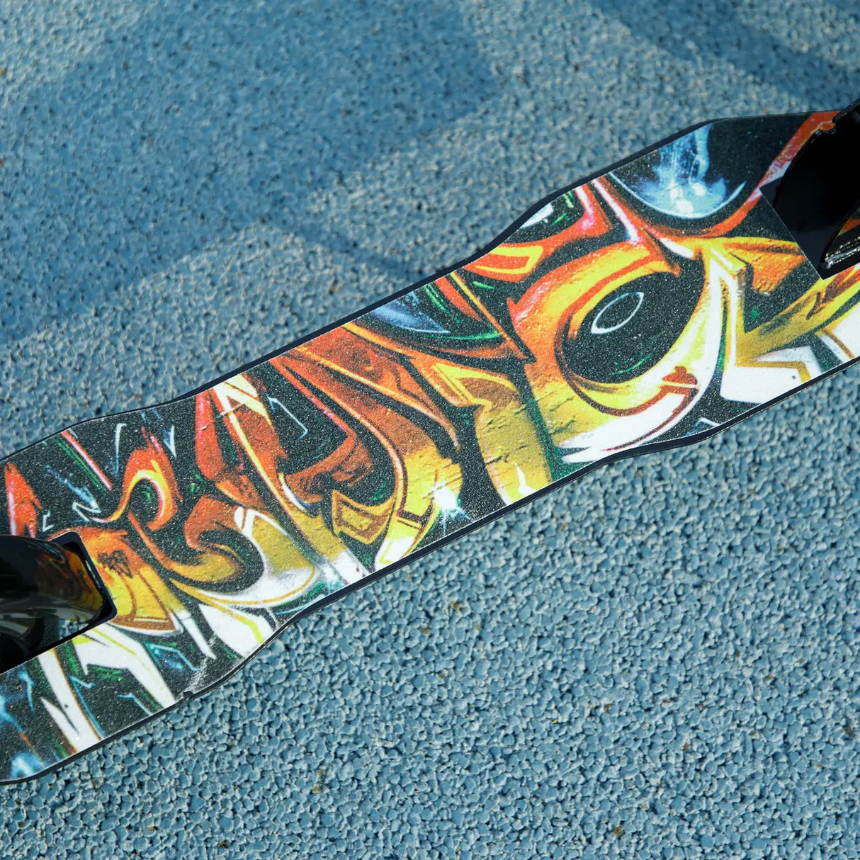 AIYAPLAY Foldable Kids Scooter with Adjustable Handlebar, 200mm Big Wheel, Rear Fender Brake, for Ages 6-12 Years, Black