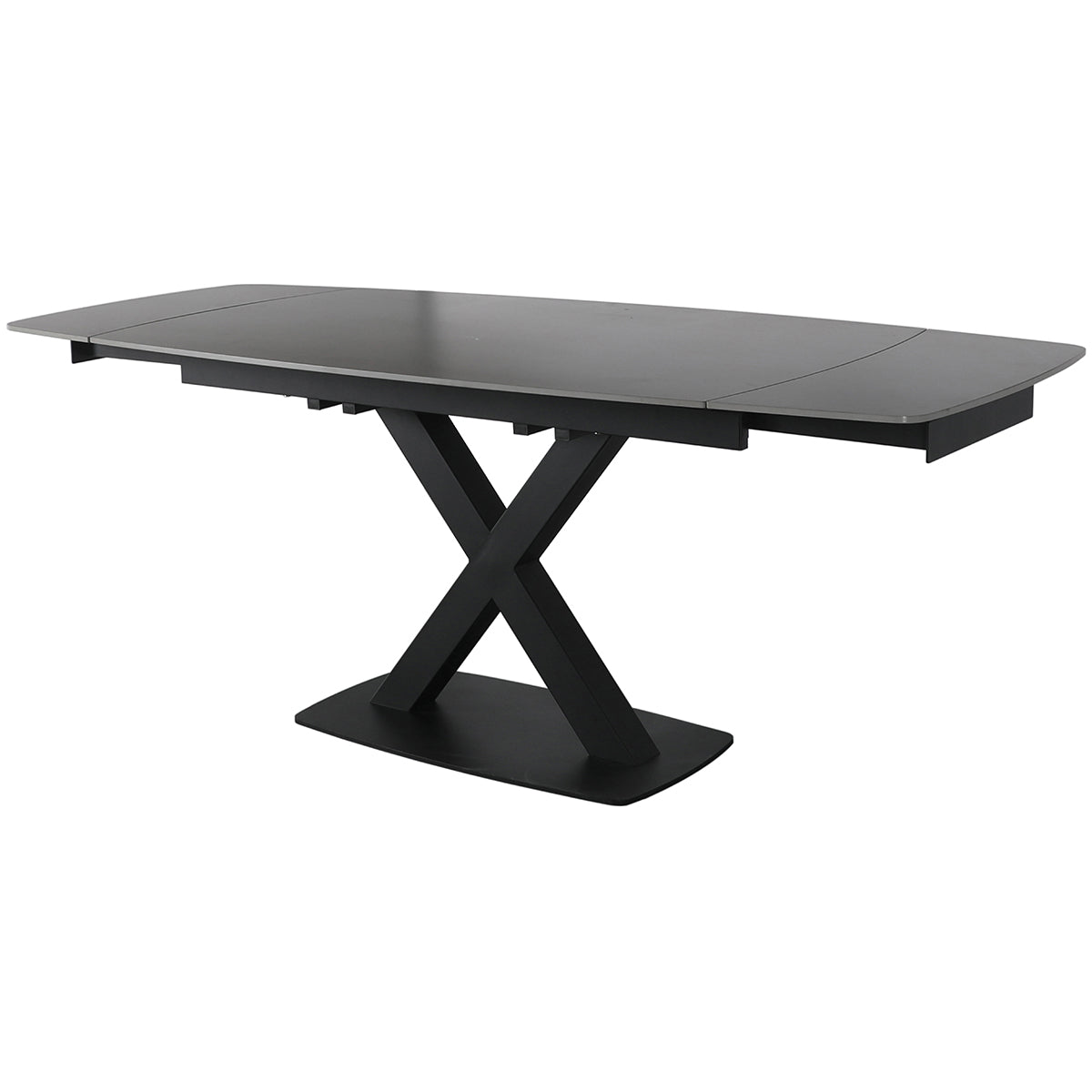 Medium Extending Dining Table 140-200cm- In Grey Stone