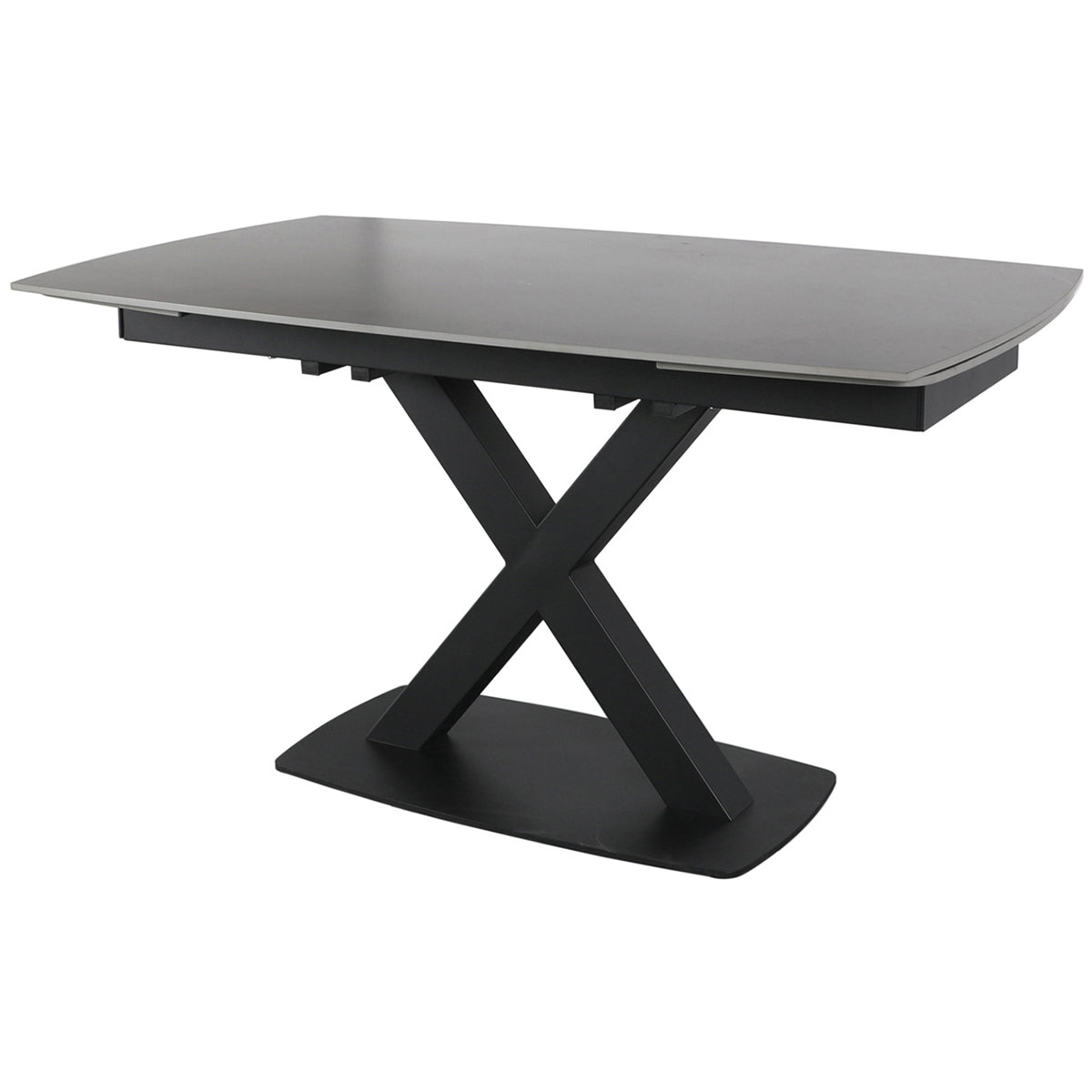 Medium Extending Dining Table 140-200cm- In Grey Stone