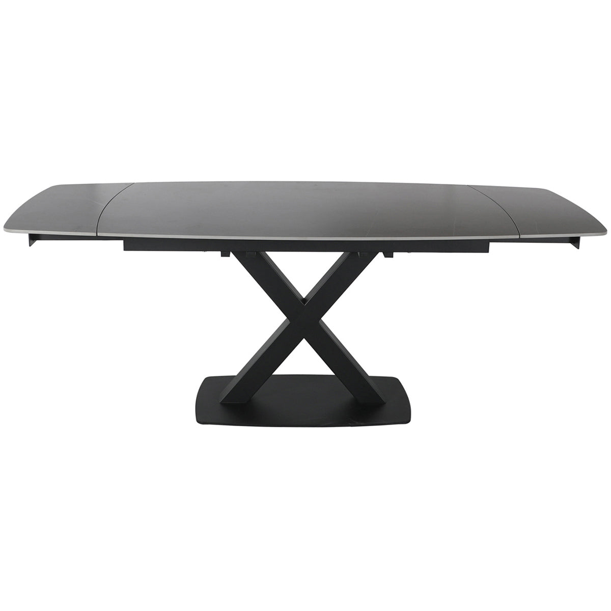 Medium Extending Dining Table 140-200cm- In Grey Stone