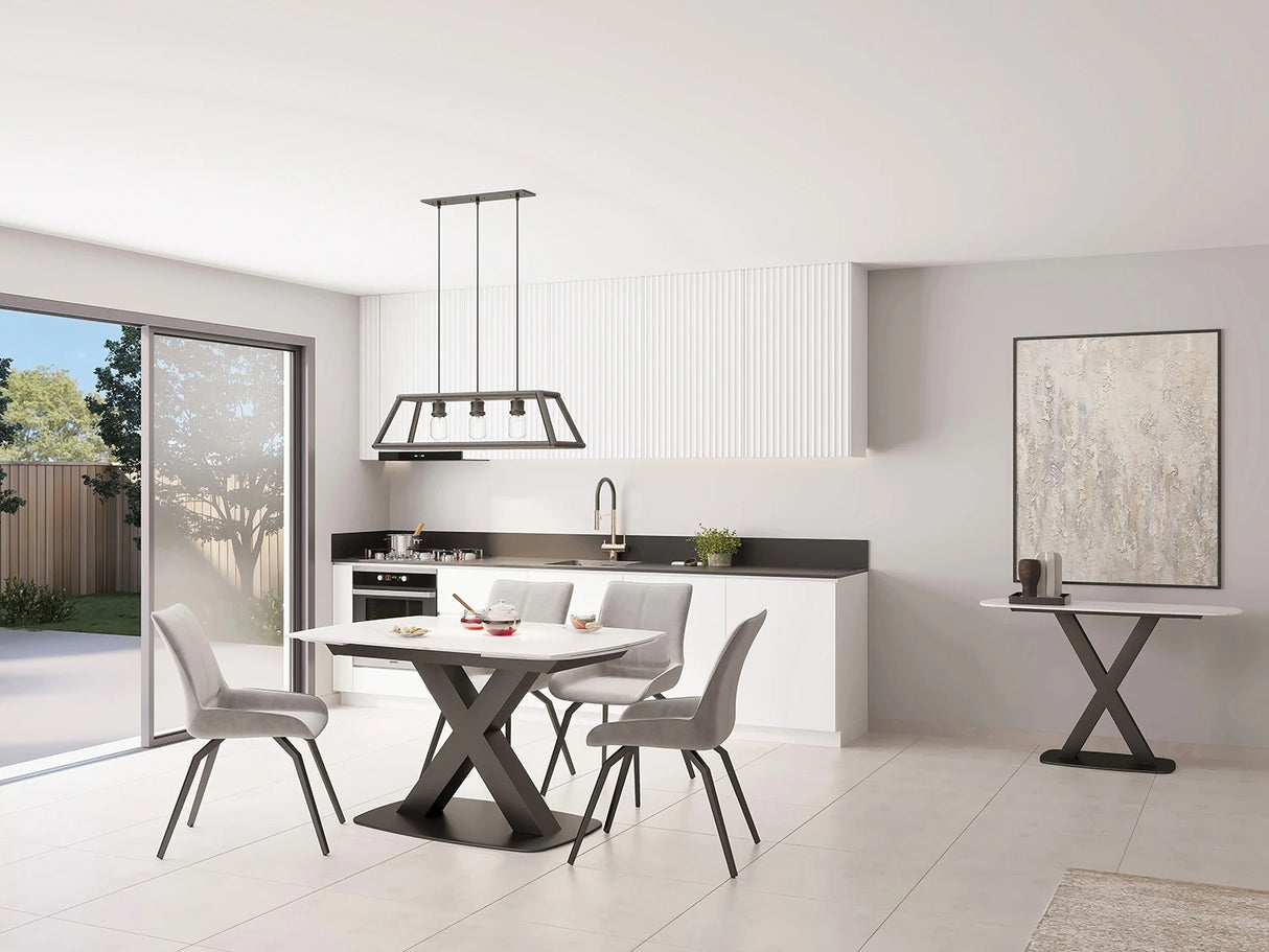 Medway Swivel Chair Light Grey