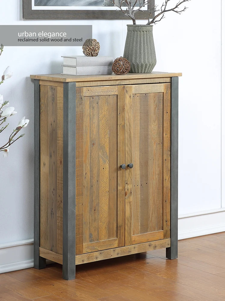 Urban Elegance - Reclaimed Large Shoe Storage Cupboard