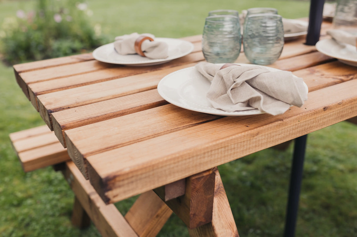 VALLEY DELUXE PICNIC TABLE 180CM LENGTH