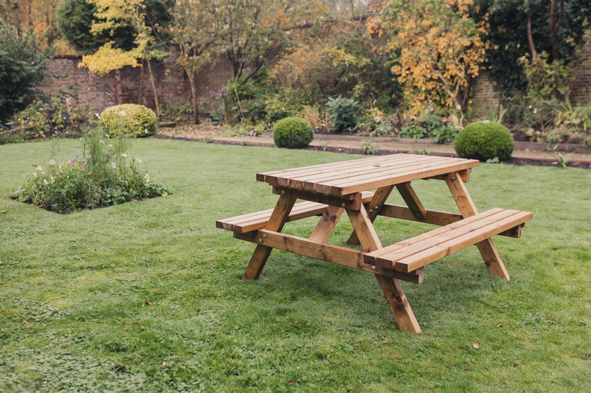 VALLEY DELUXE PICNIC TABLE 180CM LENGTH