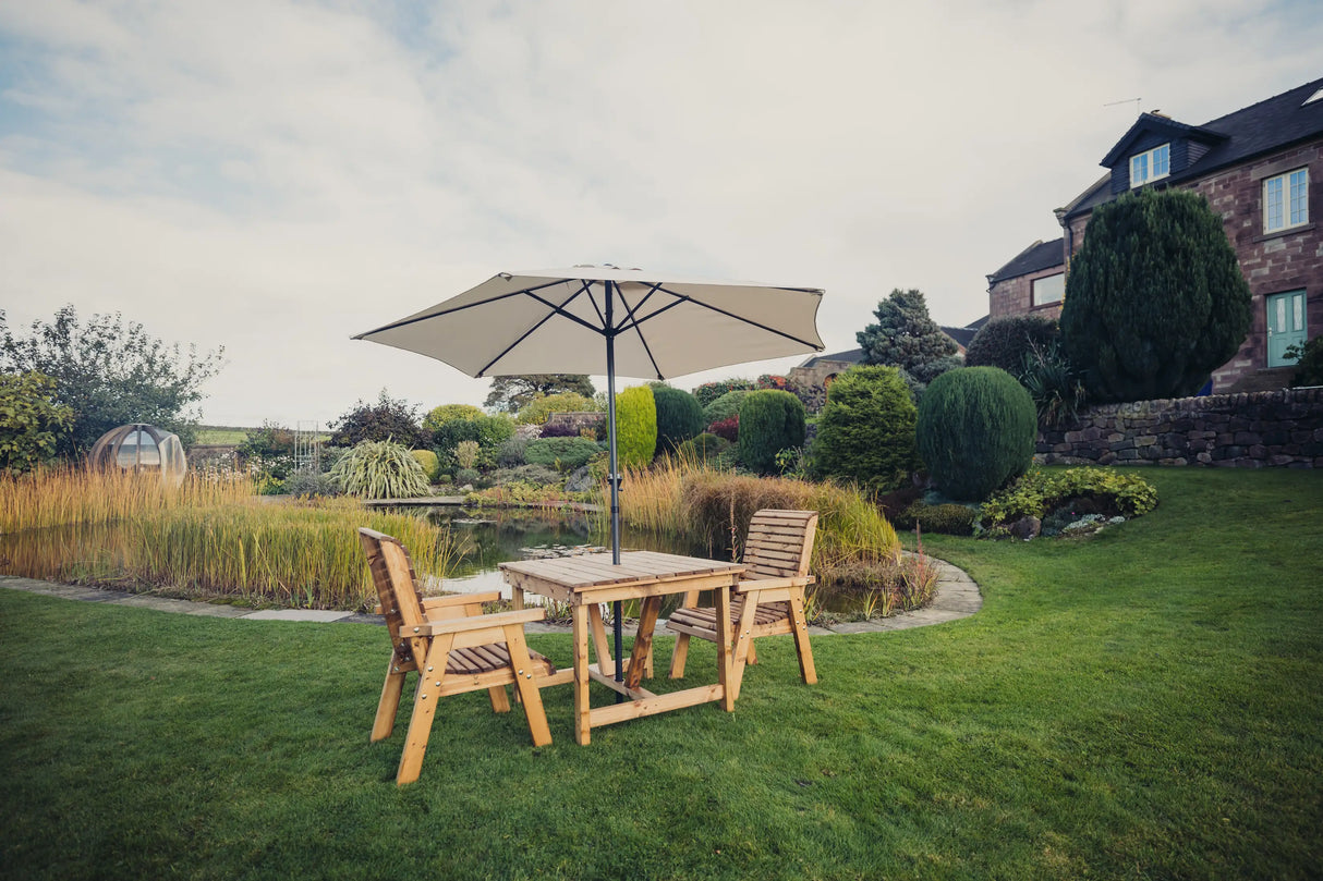 VALLEY 2 SEAT BISTRO SET 2XC 99CM TABLE