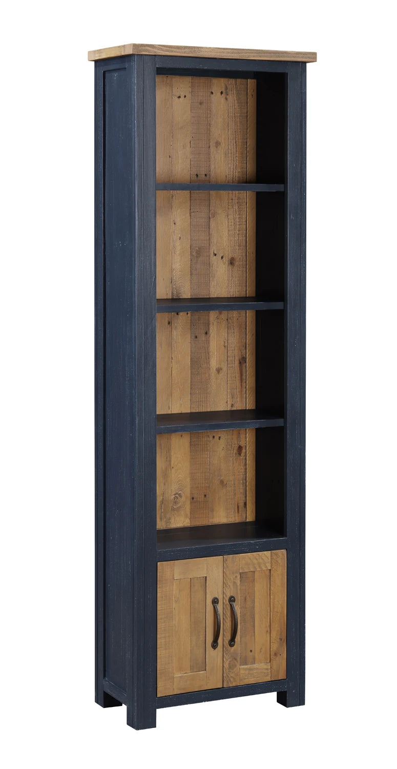 Splash of Blue - Narrow Bookcase