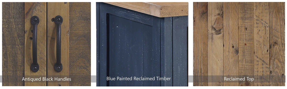 Splash of Blue - Kitchen Island