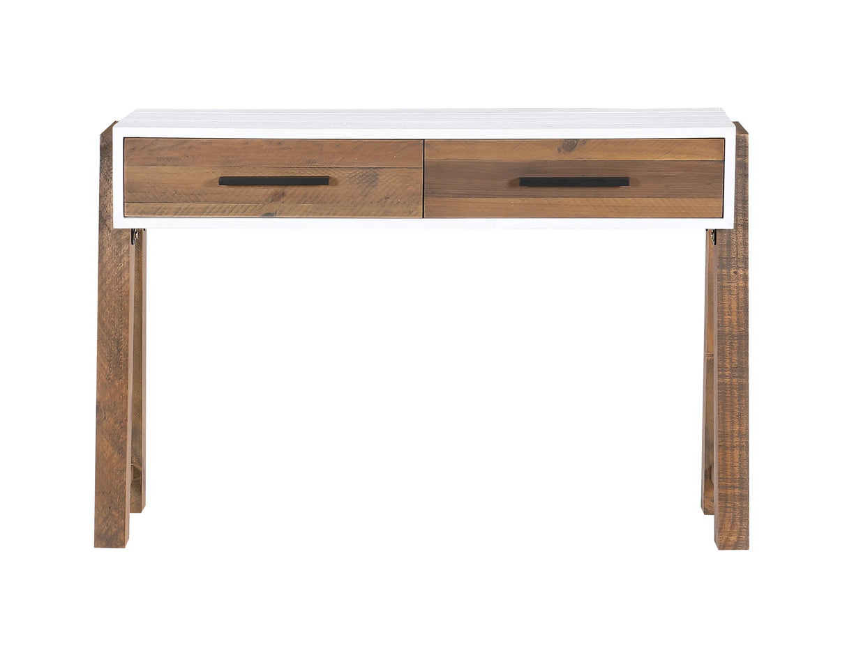 Trinity - Reclaimed Console Table Open