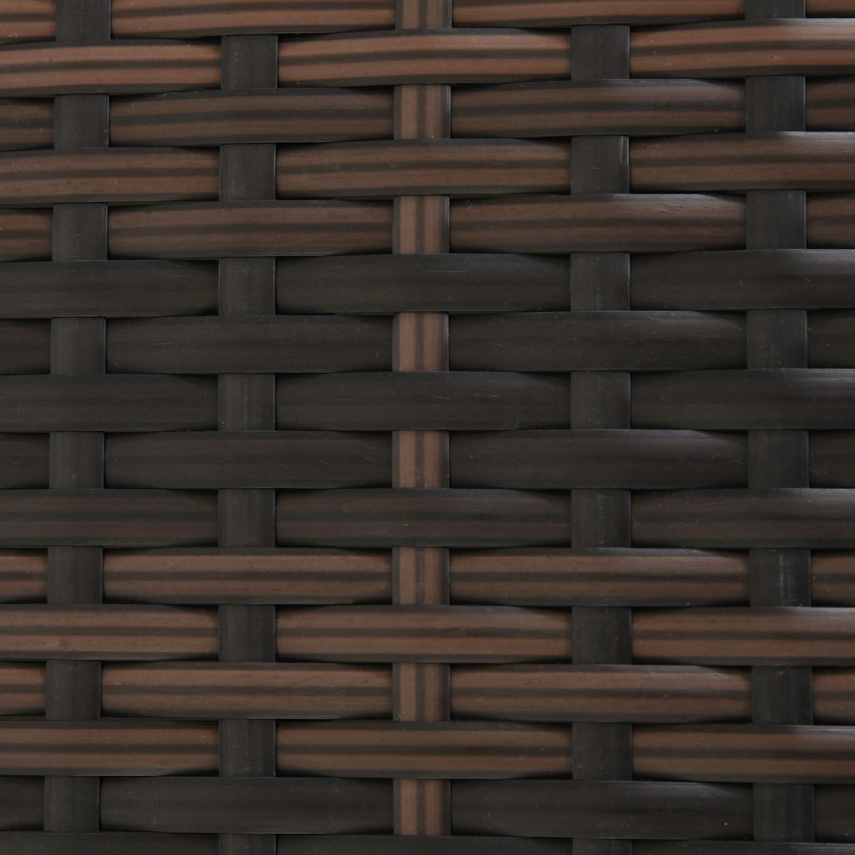 Outsunny PE Rattan Sun Lounger with Cushion, Outdoor Garden Sunbed Furniture with 5-Level Recliner Backrest, and Armrest, Set of 2, Brown