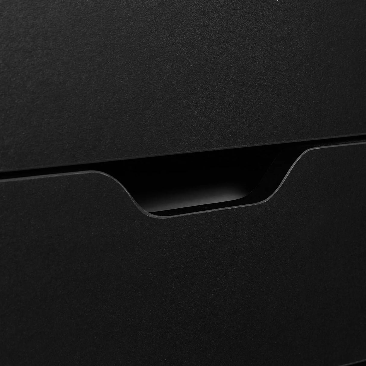 Vinsetto Seven-Drawer Filing Cabinet, with Wheels - Black