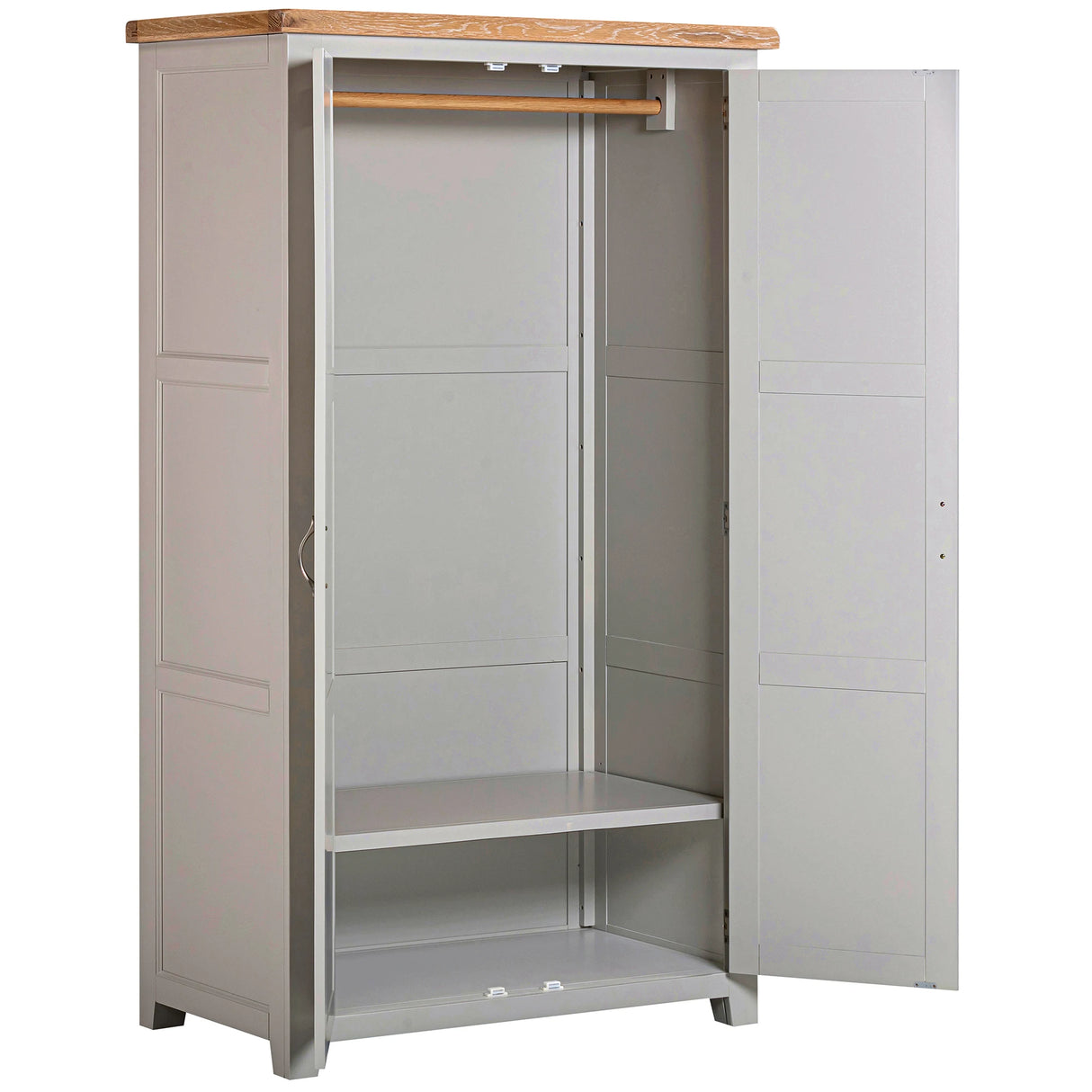All Hanging Double Wardrobe (WPT031 - MOON GREY)