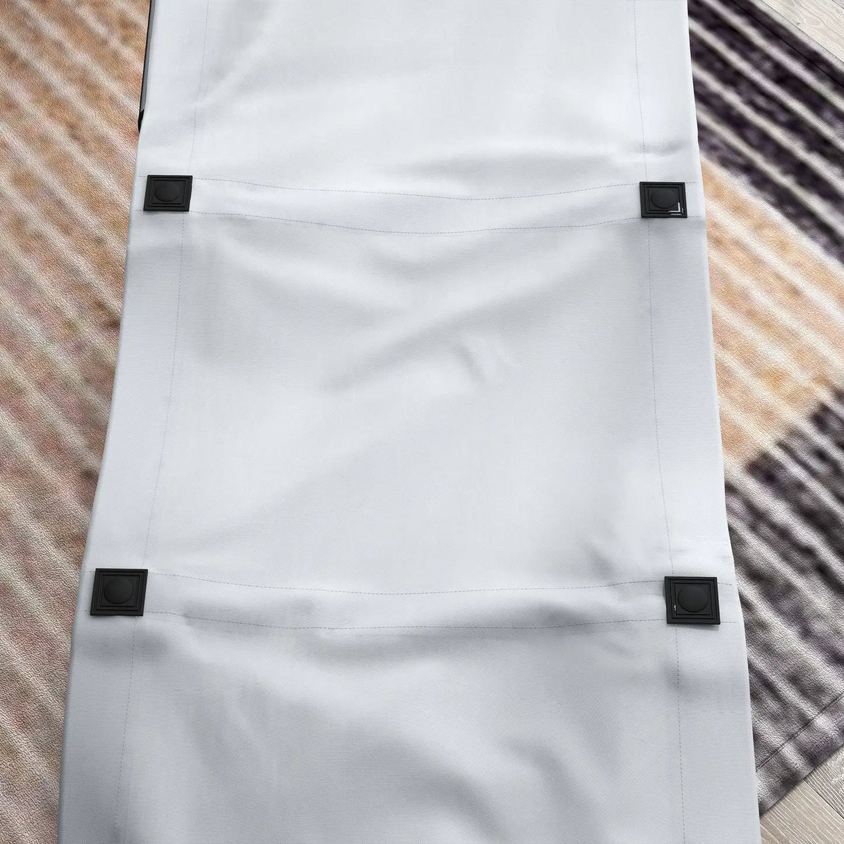 Outsunny Camping Bed for Adults, Single Folding Camp Bed, Portable Camping Cot with Side Pocket, Headrest and Oxford Seat for Outdoor, Travel, Fishing, Light Grey