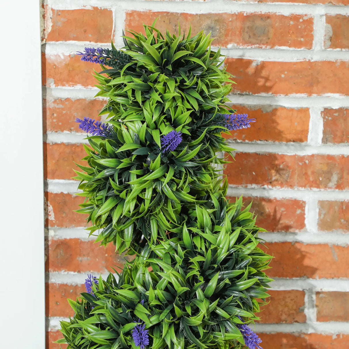 HOMCOM Set of Two 115cm Artificial Lavender Trees