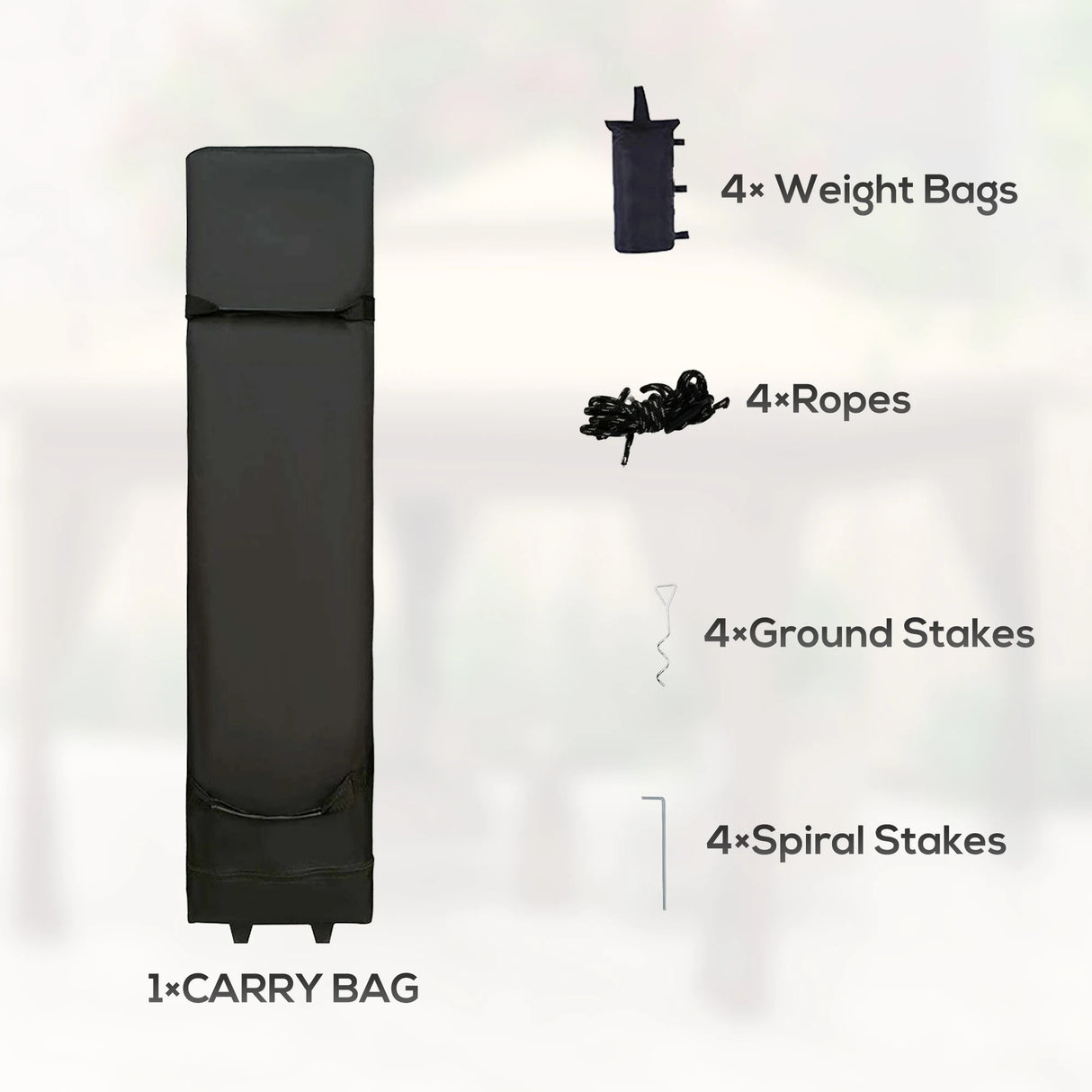 Outsunny 3 x 3(m) Pop Up Gazebo with Mosquito Netting, 1 Person Easy up Marquee Party Tent with 1-Button Push, Double Roof, Carry Bag, Sandbags, Height Adjustable Instant Shelter, Khaki