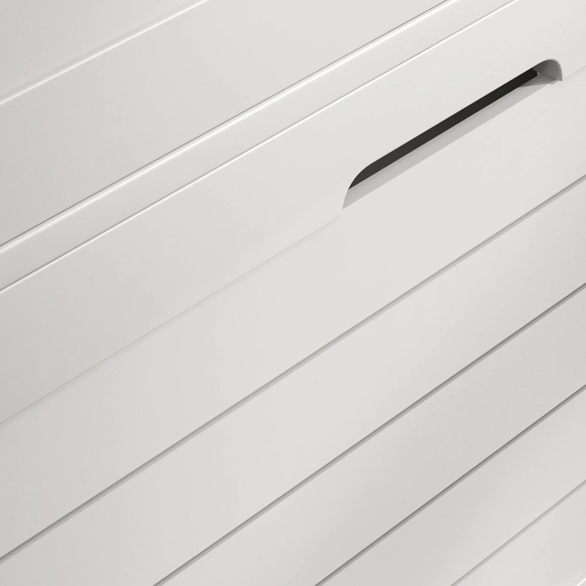 HOMCOM Narrow Shoe Cabinet with 3 Flip Drawers - White