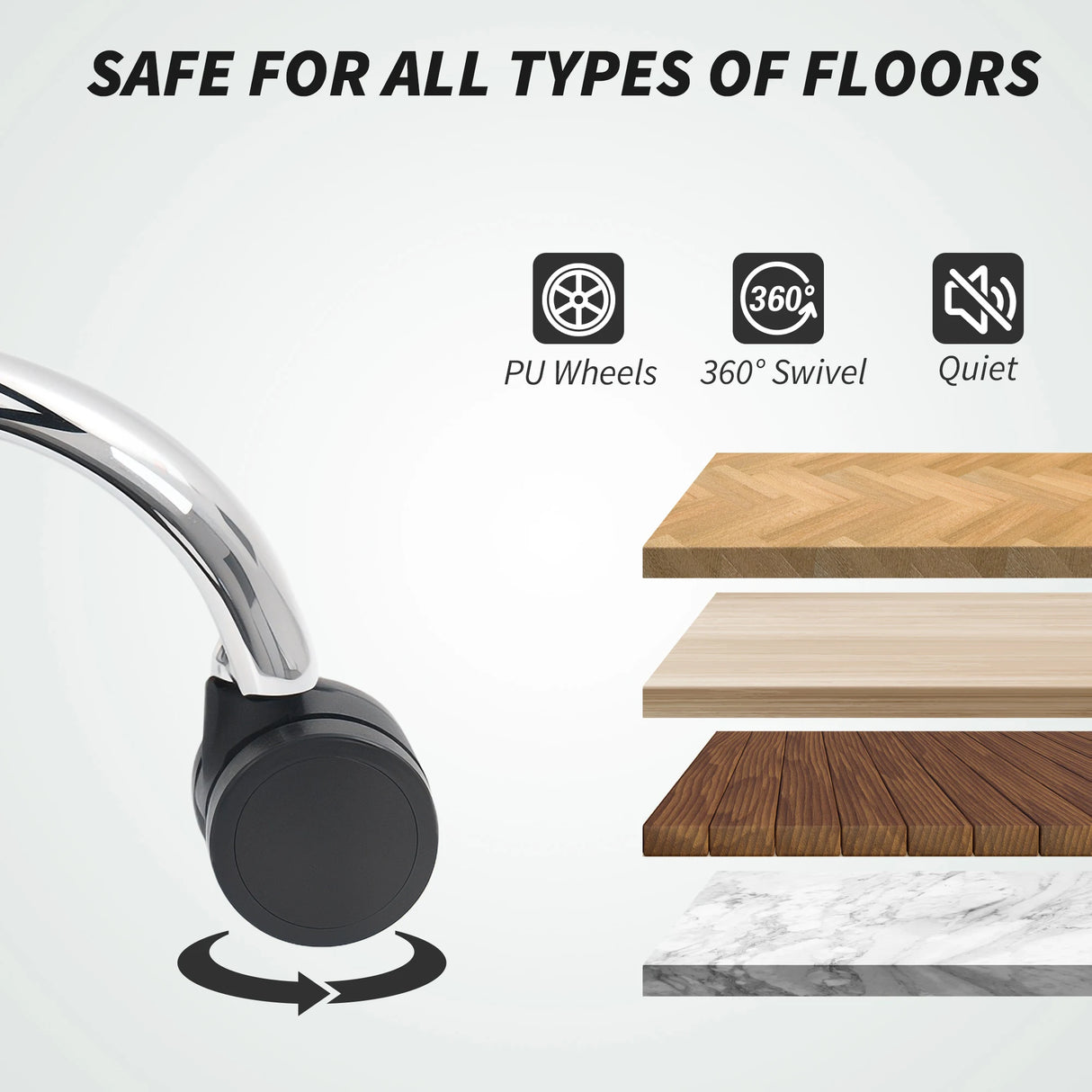 HOMCOM Super Padded Faux Leather Office Chair - Charcoal Grey