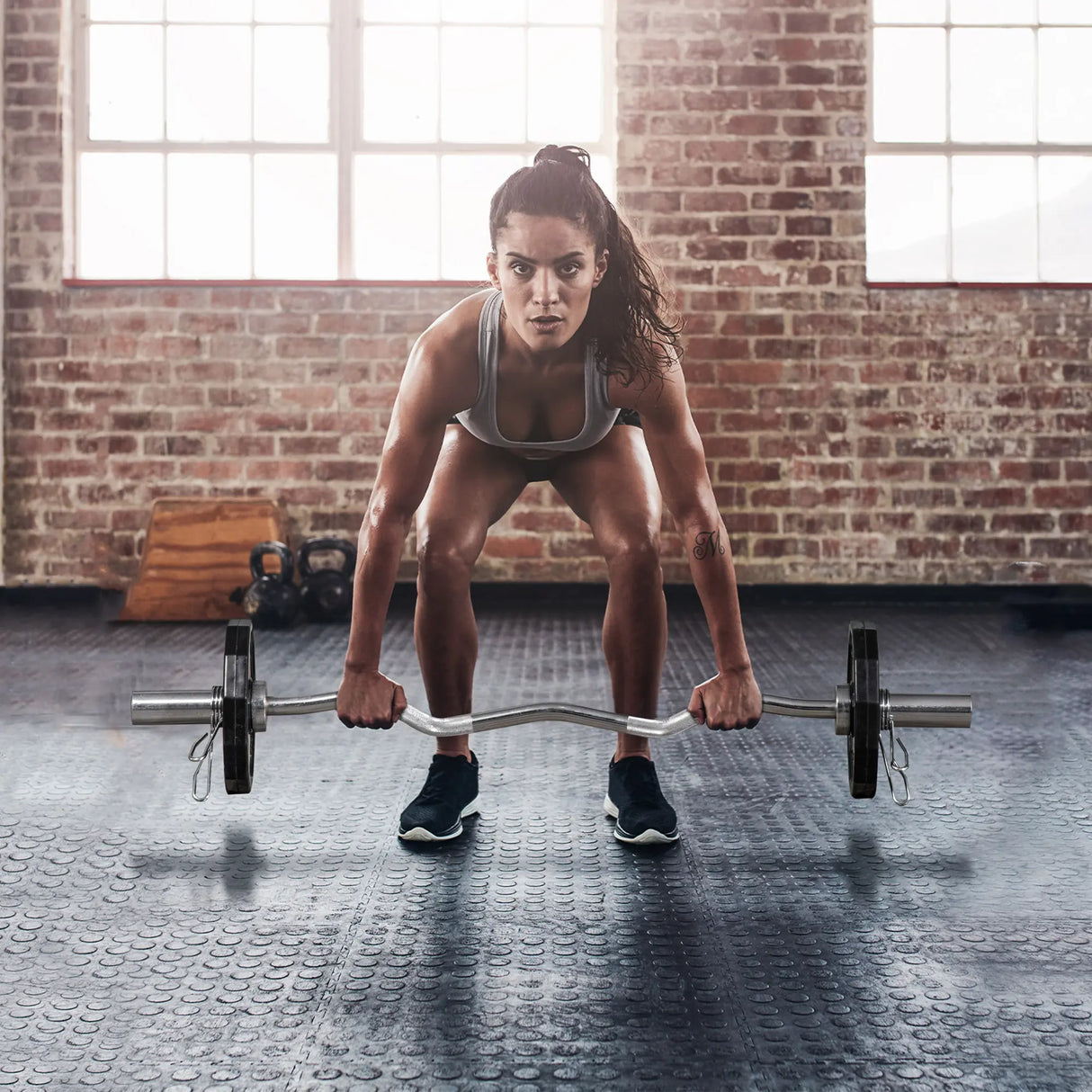 SPORTNOW Olympic Weight Plates Set, Metal and Rubber Bumper Plates Weights Discs with 2"/5cm Holes, for Home Gym Weight Lifting Strength Training, 2 x 5kg, Black