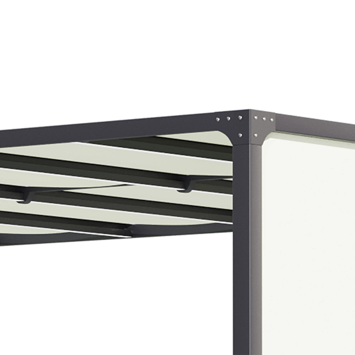 Outsunny 3 x 4m Outdoor Garden Pergola - Cream White