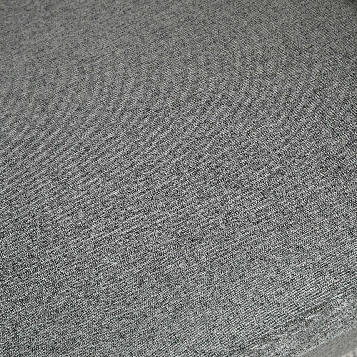 HOMCOM Compact Loveseat Sofa, Modern 2 Seater Sofa for Living Room with Wood Legs and Armrests, Grey