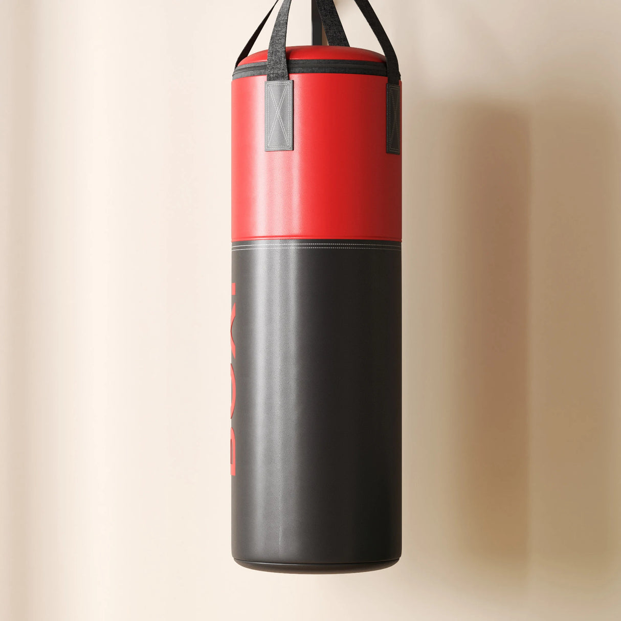 SPORTNOW Unfilled Punching Bag Set with Boxing Bag Bracket, Boxing Gloves, Hand Wraps and 360 Swivel Hook