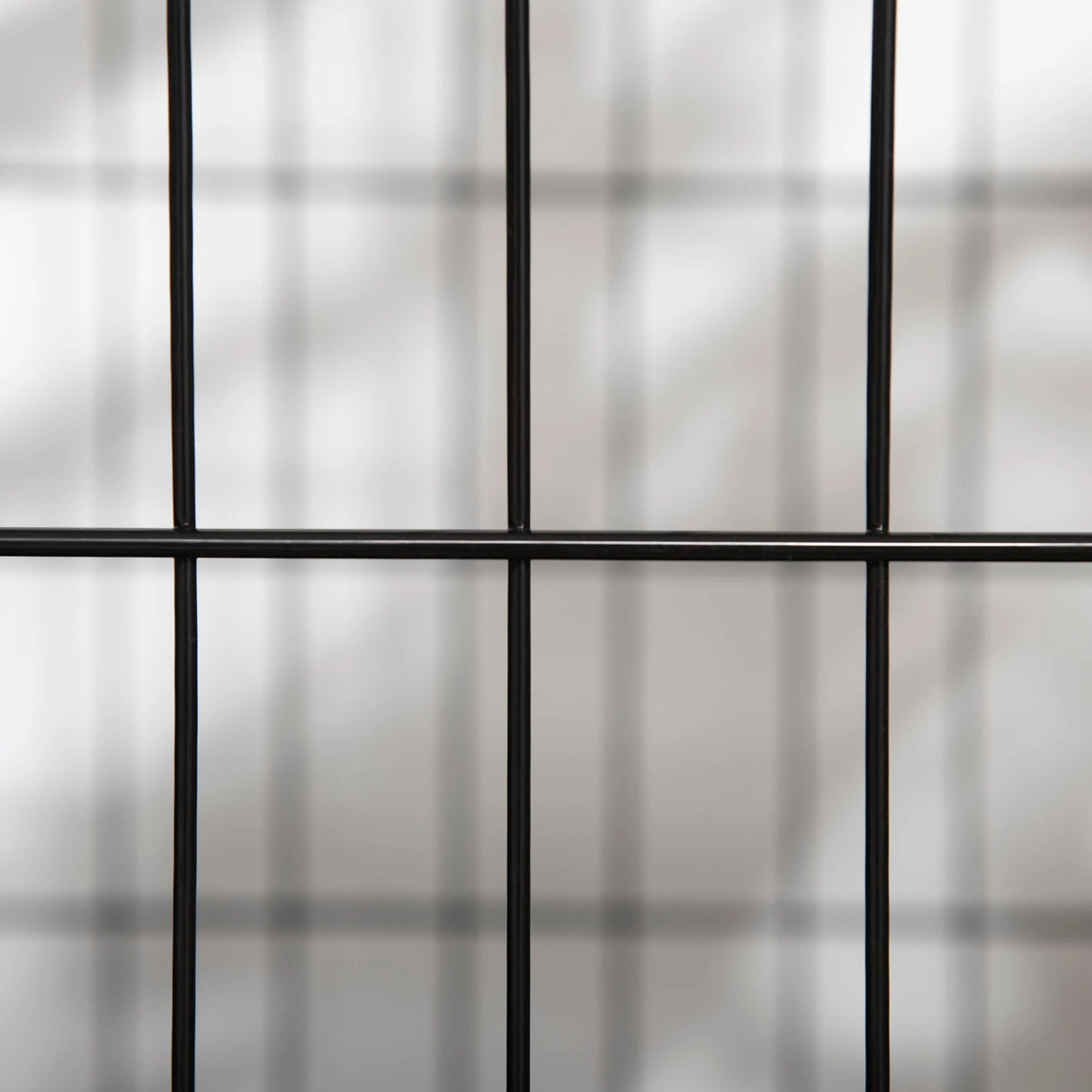 PawHut 36" Heavy Duty Metal Dog Crate Pet Cage with Tray Wheeled Dog Kennel - Black (Medium)