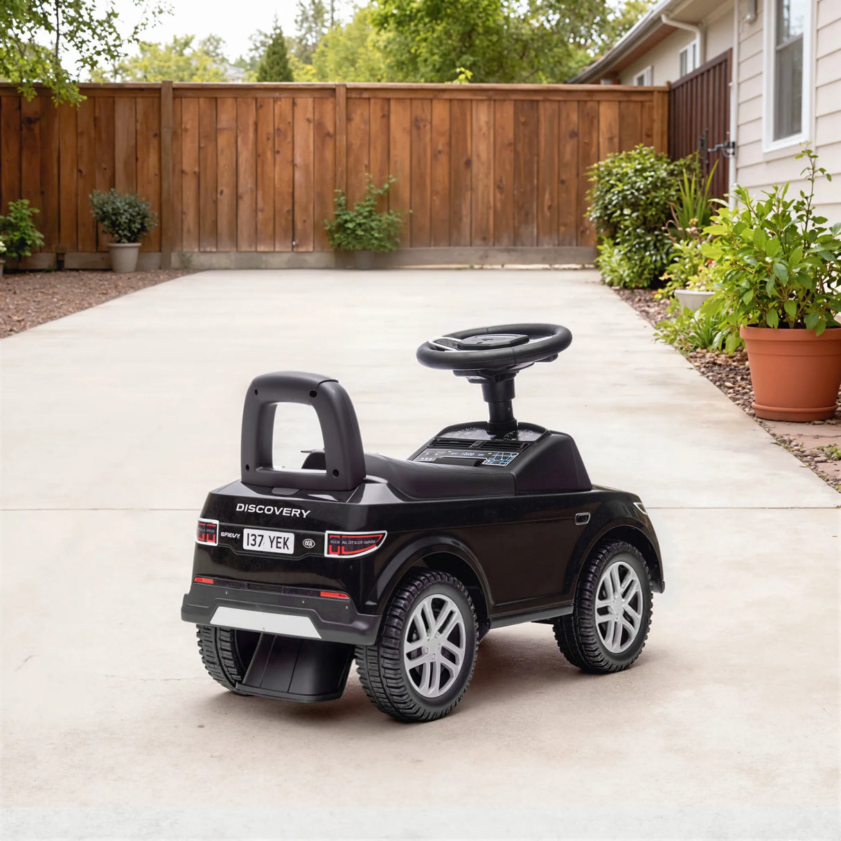 AIYAPLAY Land Rover Licensed Toddler Ride on Car with Horn, Engine Sounds, Under-Seat Storage, for 18-36 Months, Black