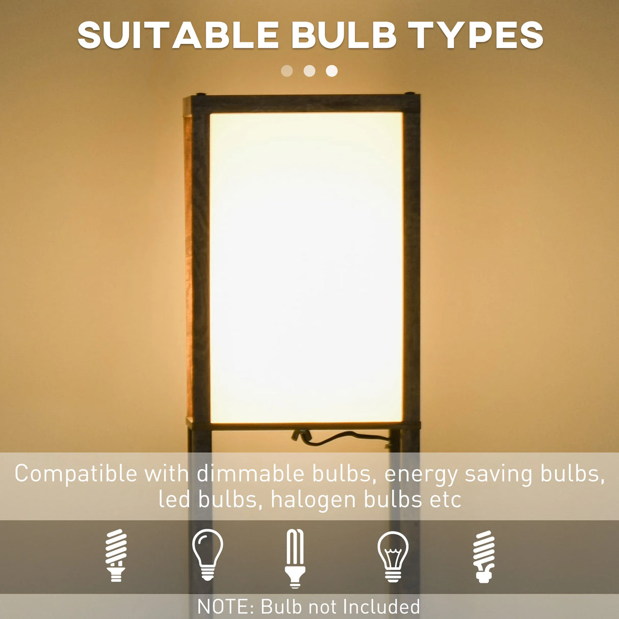 HOMCOM 3-Tier Floor Lamp, Floor Light with Storage Shelf, Reading Standing Lamp with Acrylic Shade for Living Room, Bedroom, Kitchen, Dining Room, Office, Dorm, 160cm, Brown