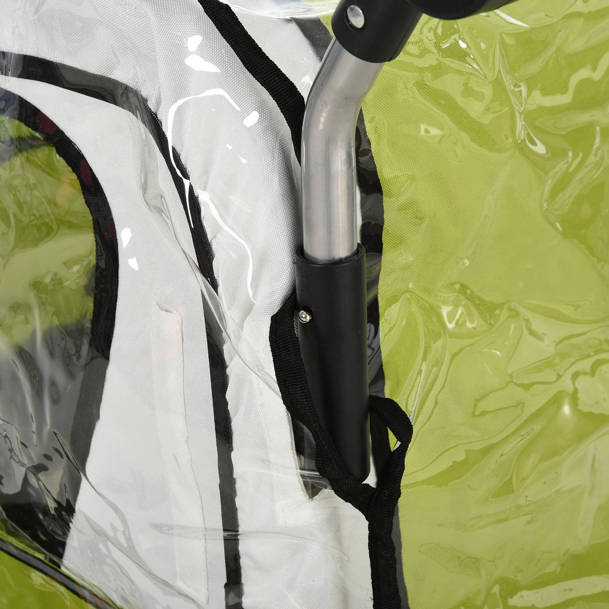 HOMCOM Baby Bike Trailer Cover, Anti Dust Rain Snow, Cold Wind, 76 x 61 x 61 cm