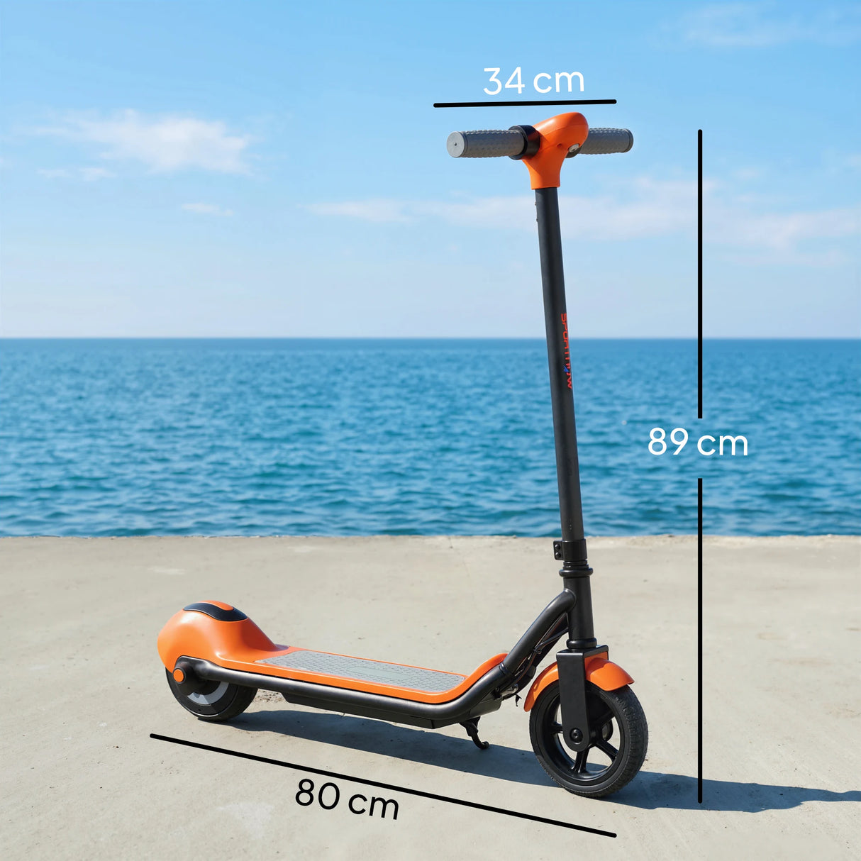 SPORTNOW Electric Scooter for Kids, with LED Display, Green