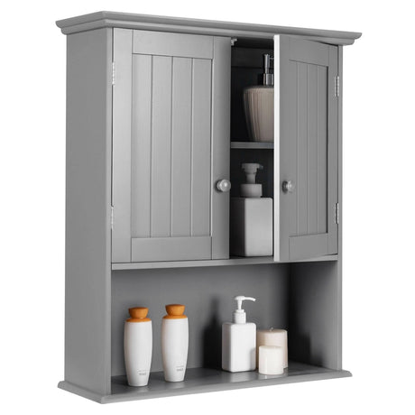 Multi-Purpose Wall Cabinet Storage with 2-Door for Bathroom