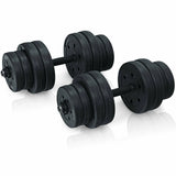 Adjustable Weight 2 in 1 Dumbbell / Barbell Set 30KG