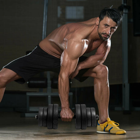 Adjustable Weight 2 in 1 Dumbbell / Barbell Set 30KG