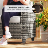 Outsunny Six-Piece Modular Rattan Sofa Set - Light Grey