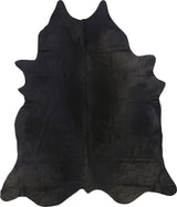 COWHIDE DYED BLACK 3-5M - 256cm  224cm